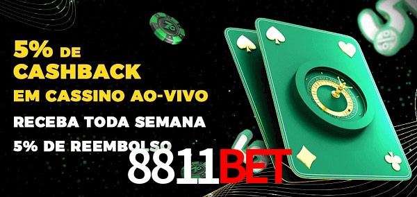 Promoções do cassino ao Vivo 8811bet